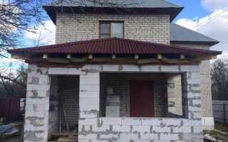 Как сделать пристрой из пеноблоков к дому