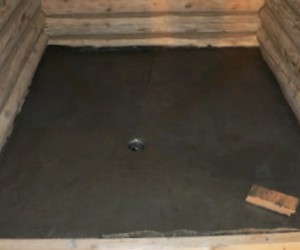 Утепление пола в парилке
