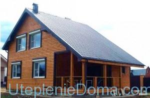 Утепленный деревянный дом