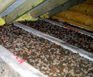 Утепление потолка в парилке