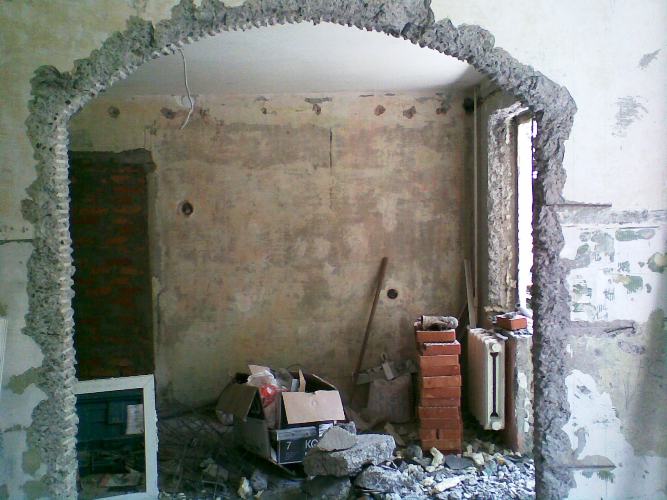 Отверстие в виде арки